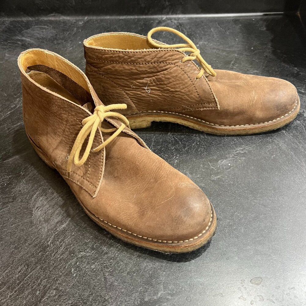Frye Men's Chukka Lace up Size 10 Casual Boots Brown